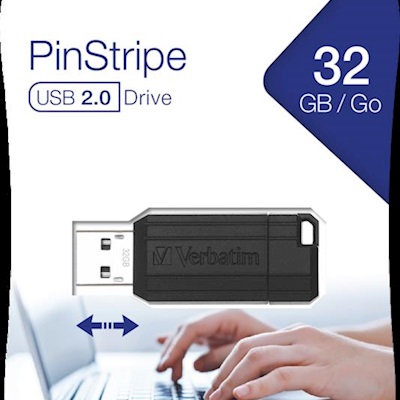 VERBATIM 32GB USB 2.0 DRIVE BELLEK