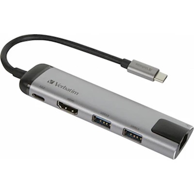 VERBATIM V USB-C MP HUB 4 X USB 3.2 G1 (A)