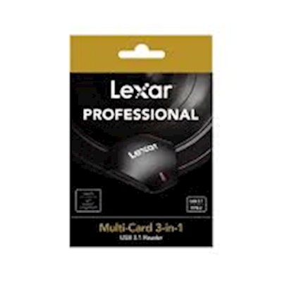 LEXAR PROF. MULTI-CARD 3-IN-1 USB 3.1 READER