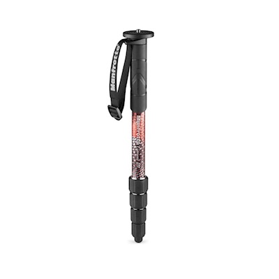 MANFROTTO MMELMIIA5RD ELEMENT MONOPOD RED