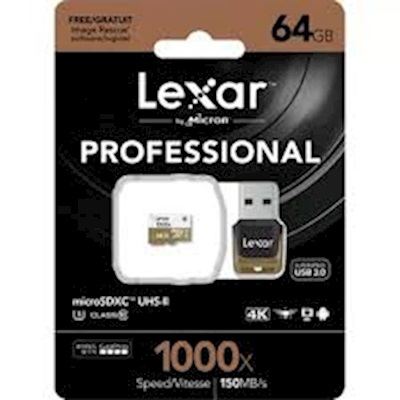 LEXAR 64GB 1000X UHS2 U3RB EU PRO HAFIZA KARTI