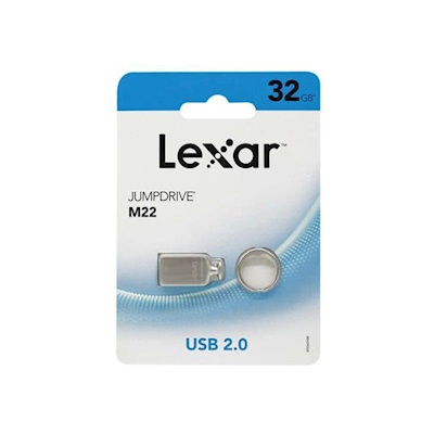 LEXAR 32GB JUMPDRIVE® M22 USB2.0 LIGHT GOLD FLASH