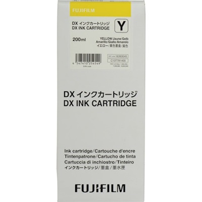 FUJIFILM DX100 INK CARTRIDGE YELLOW 200ML