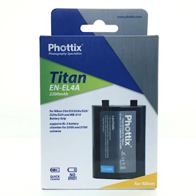 PHOTTIX LI-ION RECHARGEABLE BATTERY EN-EL4A